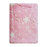 COBERTOR BABY SUPER SOFT EM RELEVO ESTAMPADO 80 cm x 1,10 m Rosa