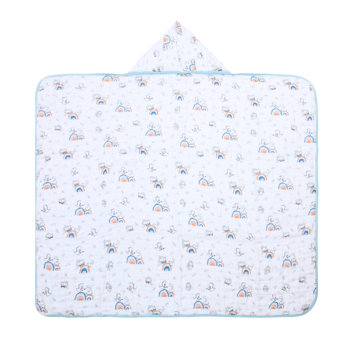 Toalhão de Banho Soft Premium Papi Baby com Capuz Dino Esporte - Conforto e Qualidade Exclusiva