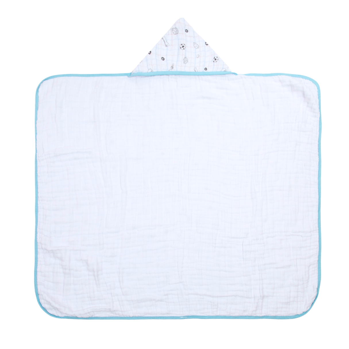 Toalhão de Banho Soft Premium Papi Baby com Capuz Esportes Xadrez - Conforto e Qualidade Exclusiva