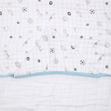 Toalhão de Banho Soft Premium Papi Baby com Capuz Esportes Xadrez - Conforto e Qualidade Exclusiva
