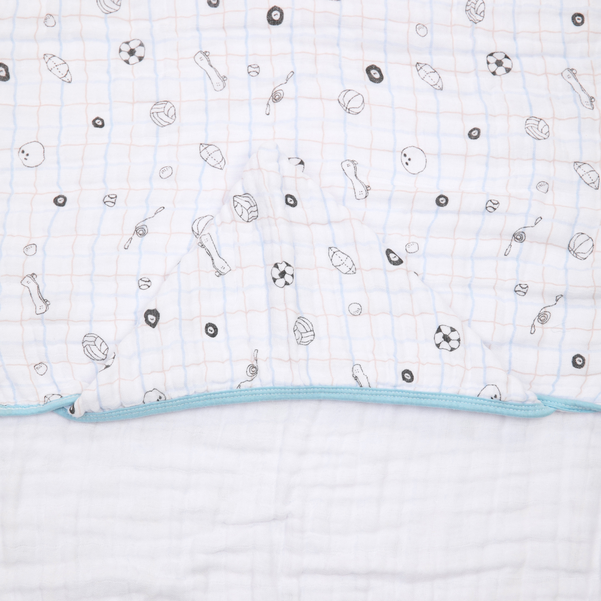 Toalhão de Banho Soft Premium Papi Baby com Capuz Esportes Xadrez - Conforto e Qualidade Exclusiva