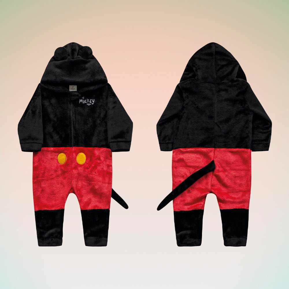 Kigurumi Masculino Infantil em Fleece Mickey – Conforto e Qualidade Exclusiva