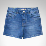 Shorts Feminino Infantil Basico Jeans
