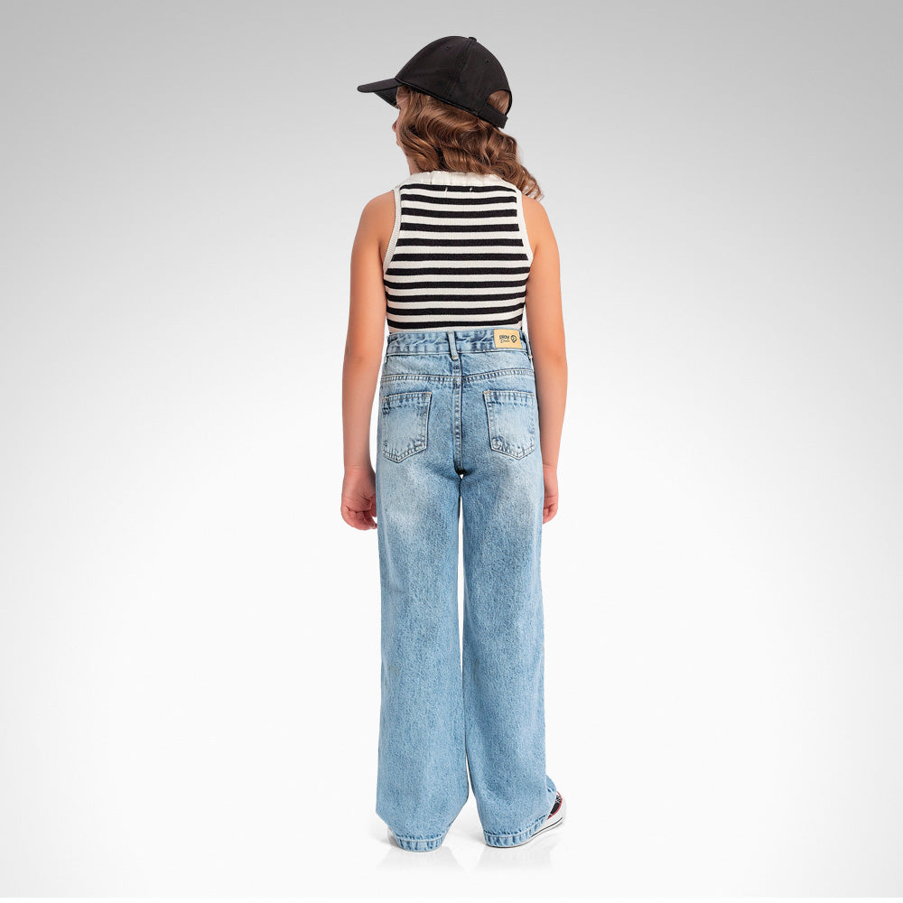 Calça Feminina infantil Wide Leg
