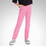 Calca Feminino Infantil Sarja Jeans