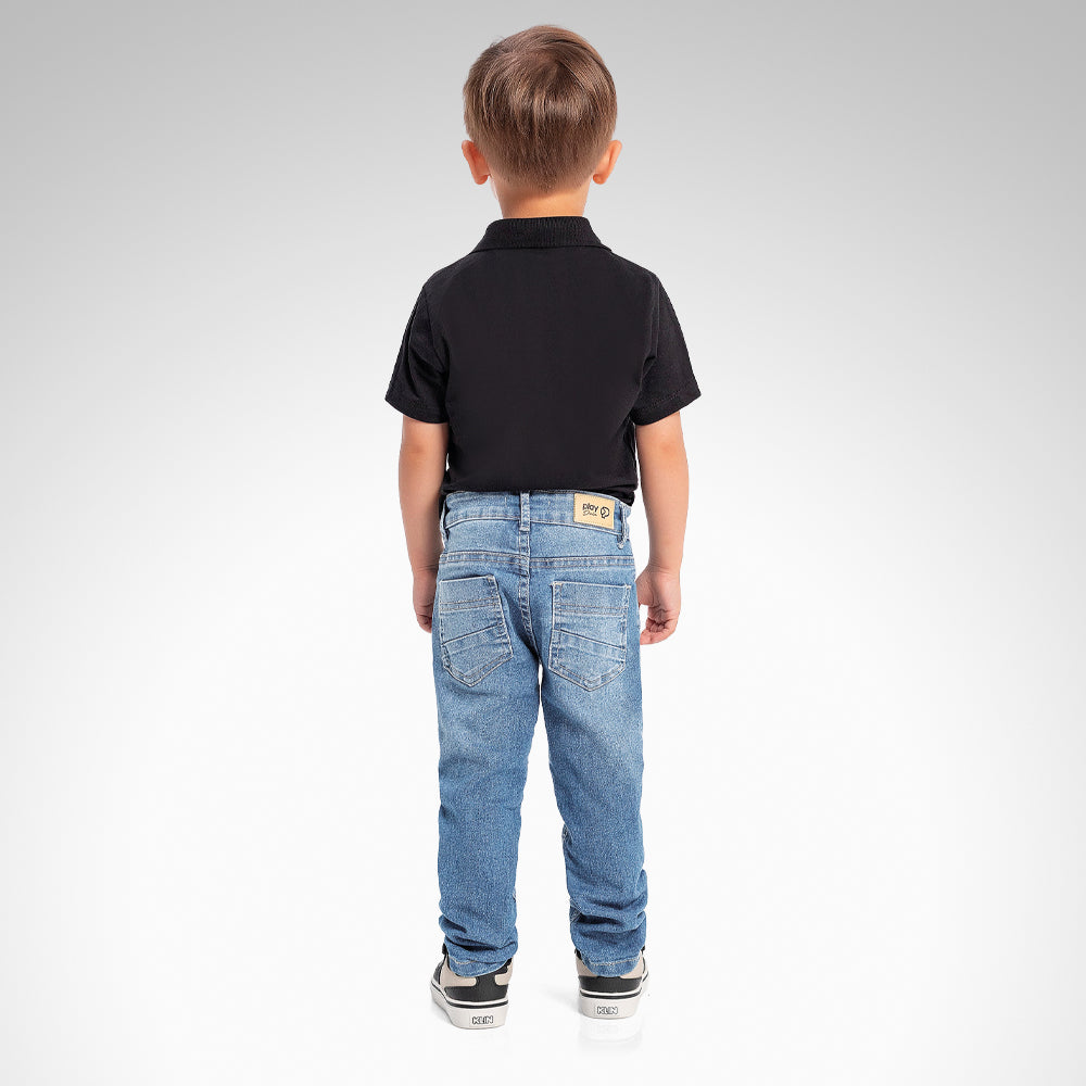 Calça Masculina Infantil Skinny Jeans