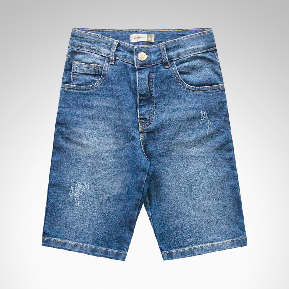 Bermuda Masculina Infantil Basica Jeans