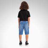 Bermuda Masculina Infantil Jeans Cargo