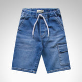 Bermuda Masculina Infantil Jeans Cargo