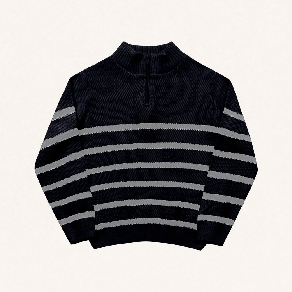 Casaco Masculino Infantil Em Tricot Ziper