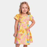 Vestido Feminino Infantil Malha Borboleta