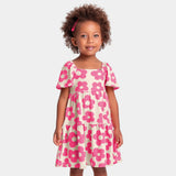 Vestido Feminino Infantil Rosas