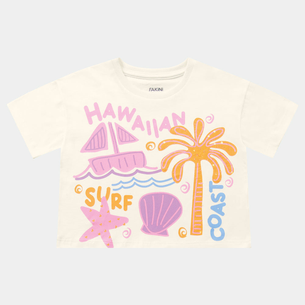 Blusa Feminina Infantil Hawahan