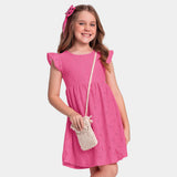 Vestido Feminino Infantil Malha Respiravel