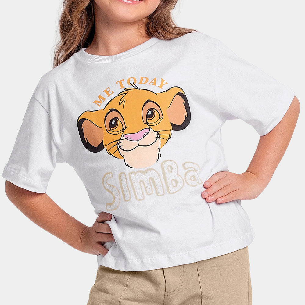Blusa Feminina Infantil Simba Disney