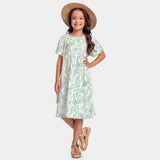 Vestido Feminino Infantil Tropical