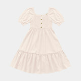 Vestido Feminino Juvenil Midi