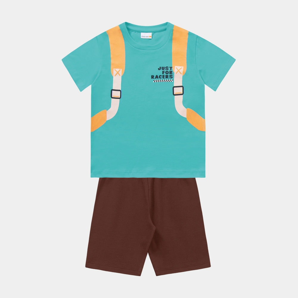 Conjunto Masculino Infantil Just For Racers