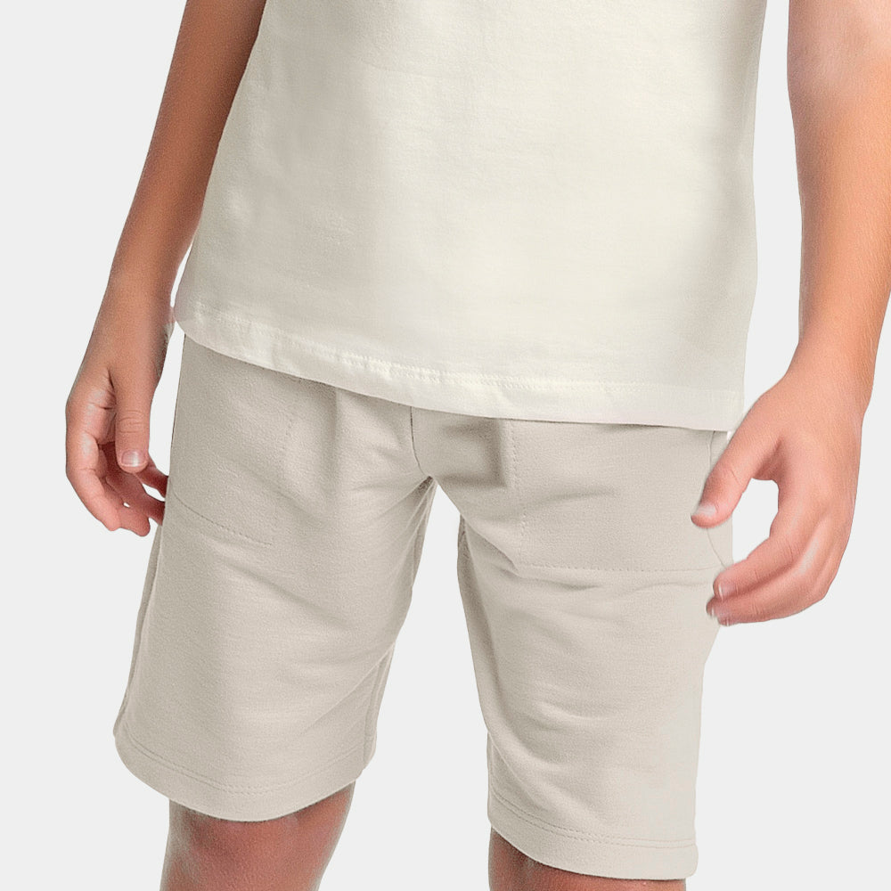 Conjunto Masculino Infantil Seja Feliz Pequeno Momentos