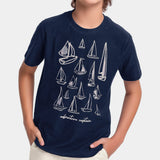Conjunto Masculino Infantil Bermuda Moletinho Barco