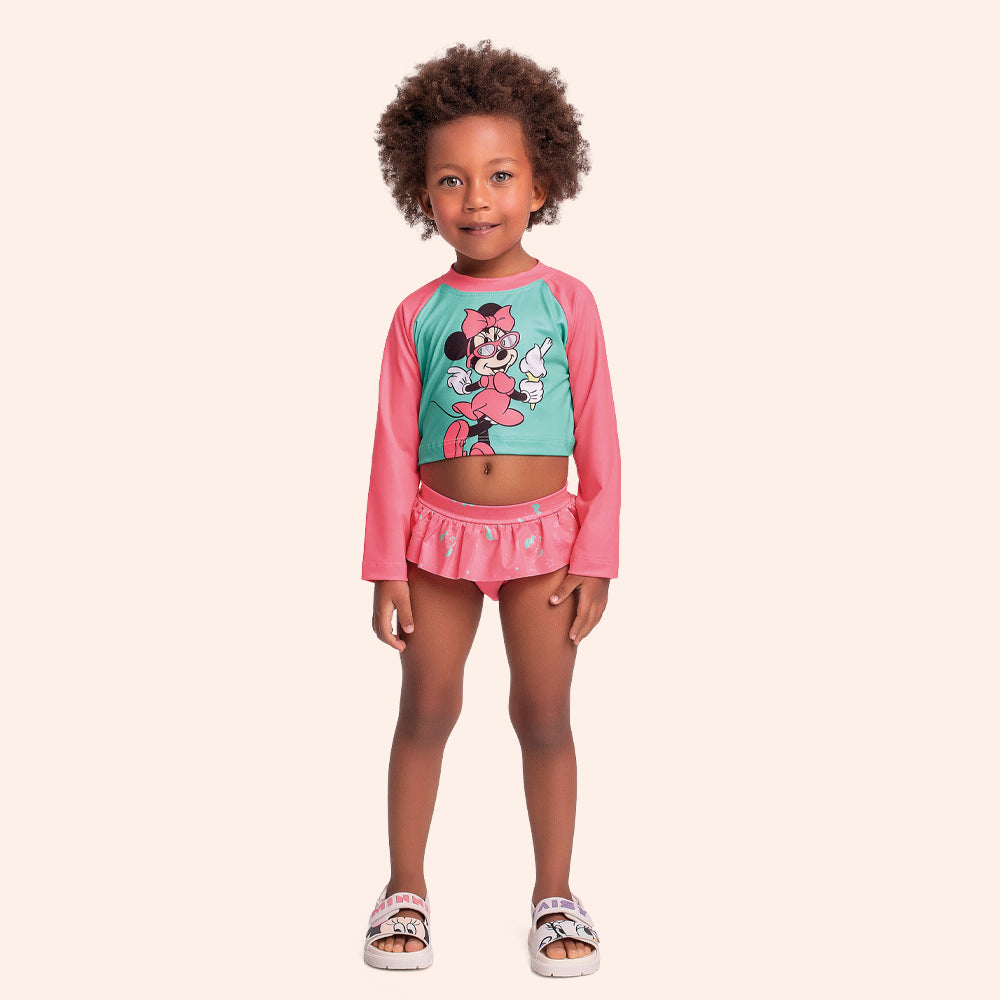 Conjunto Feminino Infantil Moda Praia