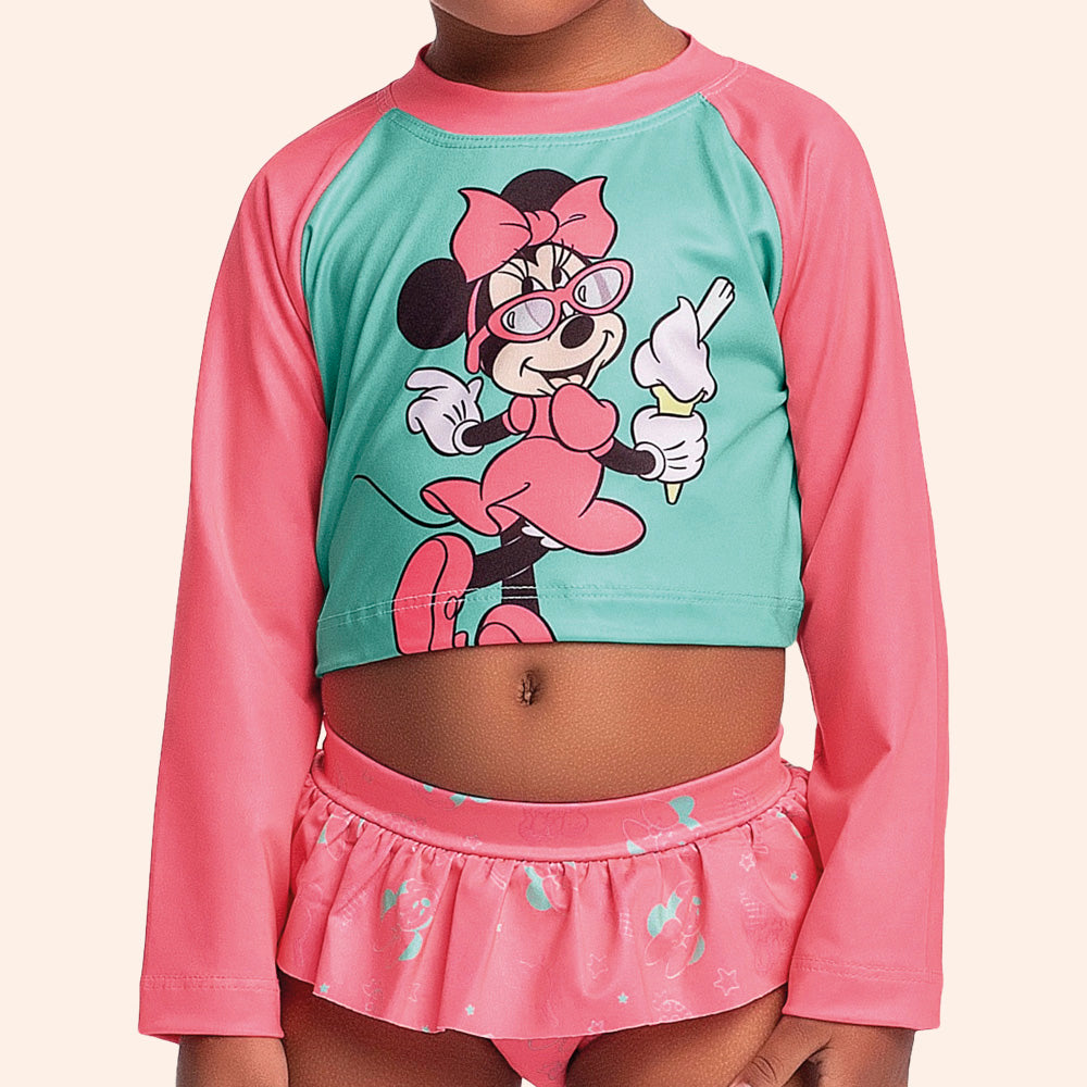 Conjunto Feminino Infantil Moda Praia