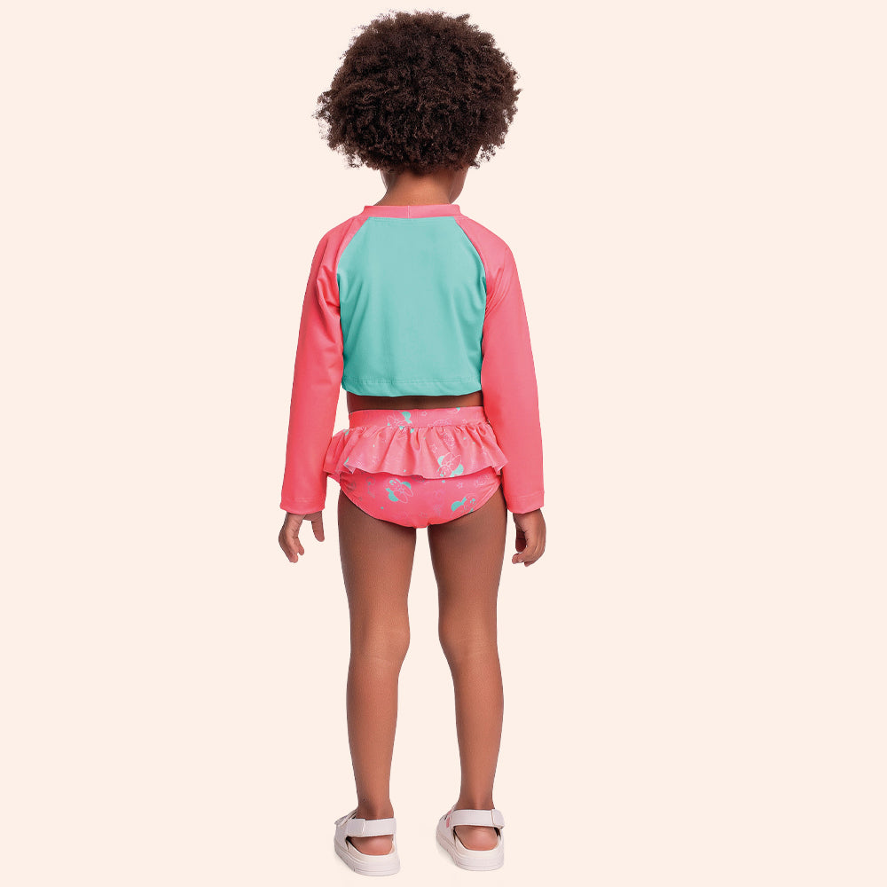 Conjunto Feminino Infantil Moda Praia