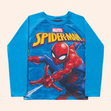 Camiseta Manga Longa Moda Praia Spider-Man