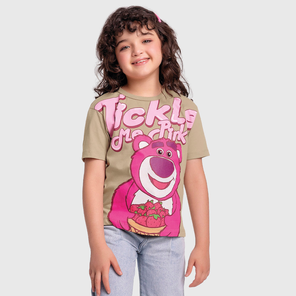 Blusa Feminina Infantil Lotso Pixar