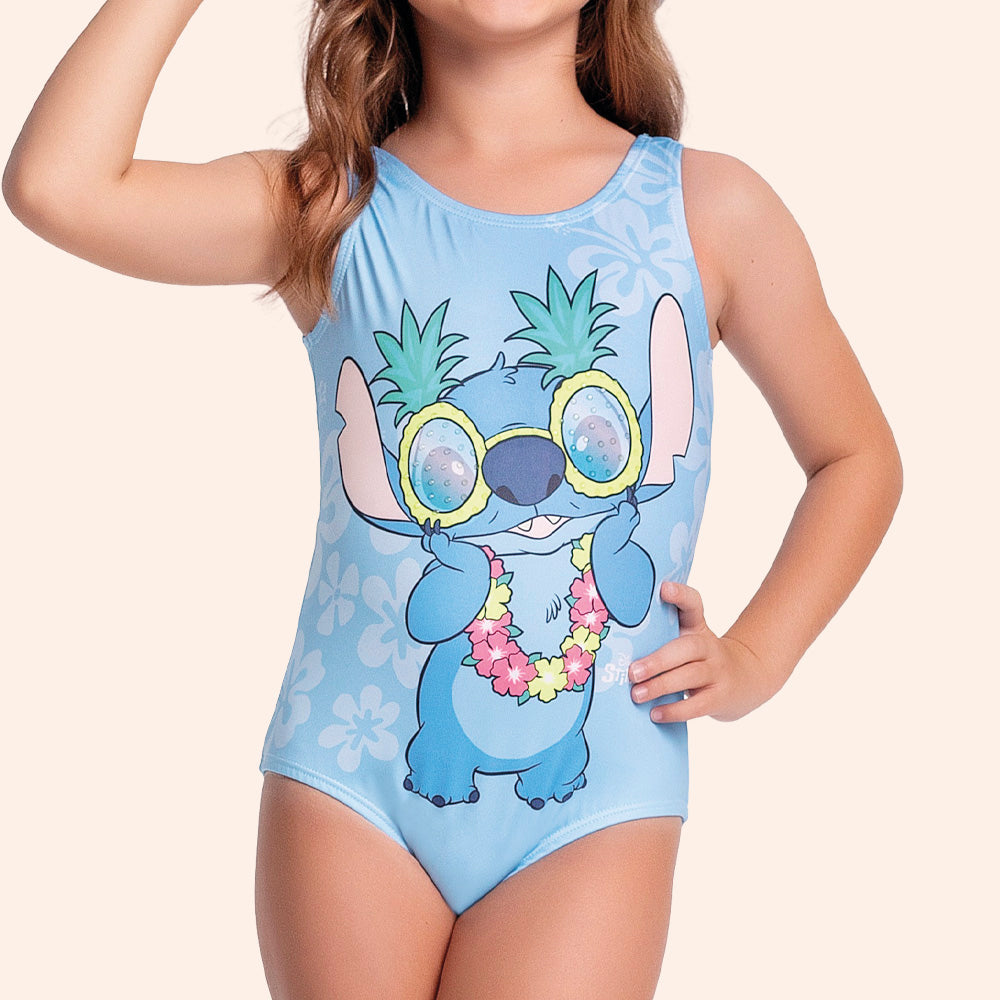 Maio Feminino Infantil Lilo e Stitch
