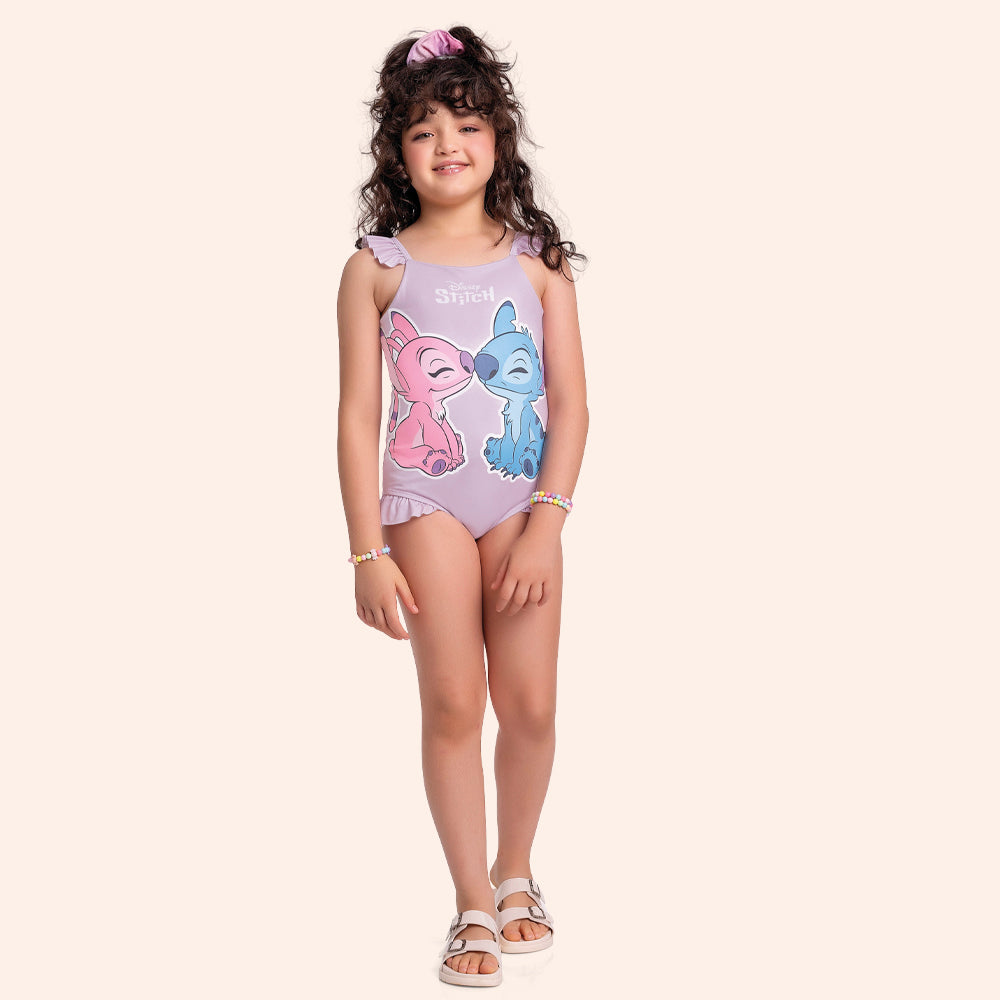 Maio Feminino Infantil Lilo e Stitch