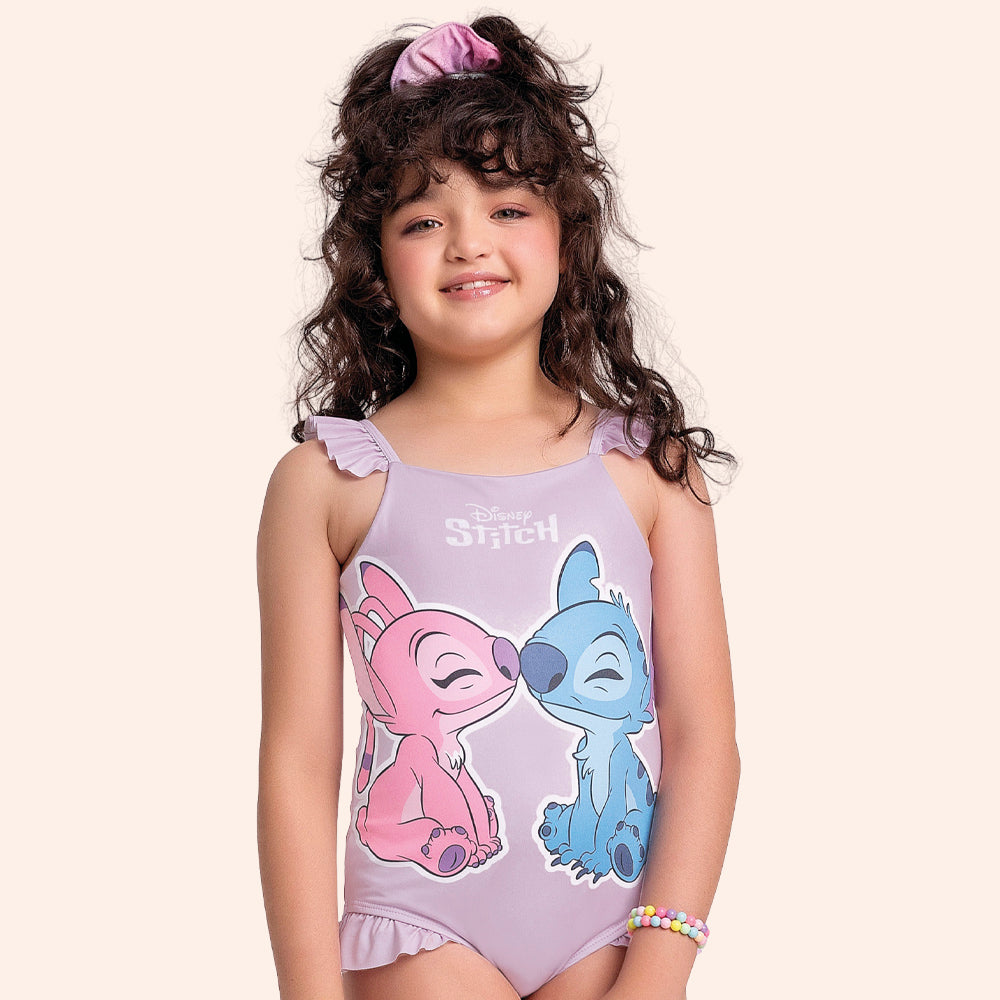 Maio Feminino Infantil Lilo e Stitch