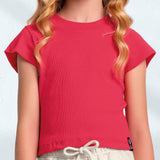 Blusa Feminina Infantil Canelada Mini Malista