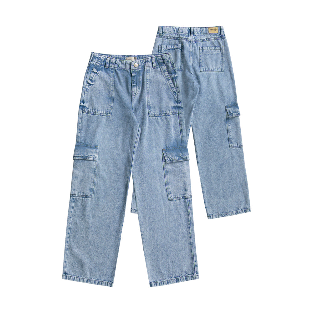 Calça Feminina Juvenil Jeans Winde Leg