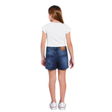 Shorts Feminino Infantil Jeans Brilho