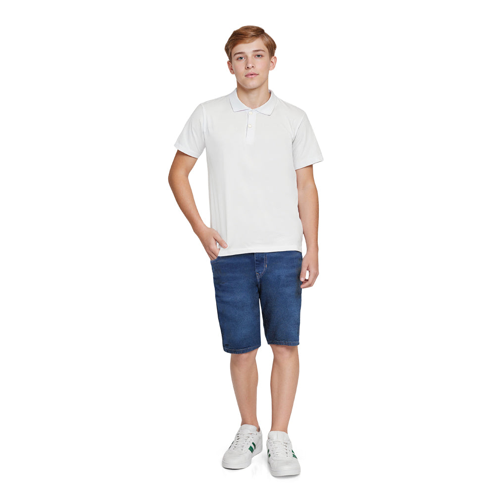 Bermuda Masculina Infantil Basica Jeans Play