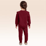 Conjunto Feminino Infantil Clam Girl Blusão e Calça  – Conforto, Qualidade e Estilo Exclusivo