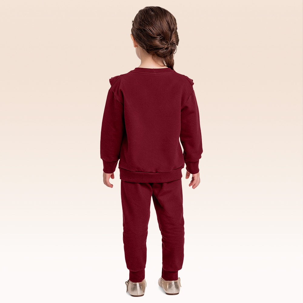 Conjunto Feminino Infantil Clam Girl Blusão e Calça  – Conforto, Qualidade e Estilo Exclusivo
