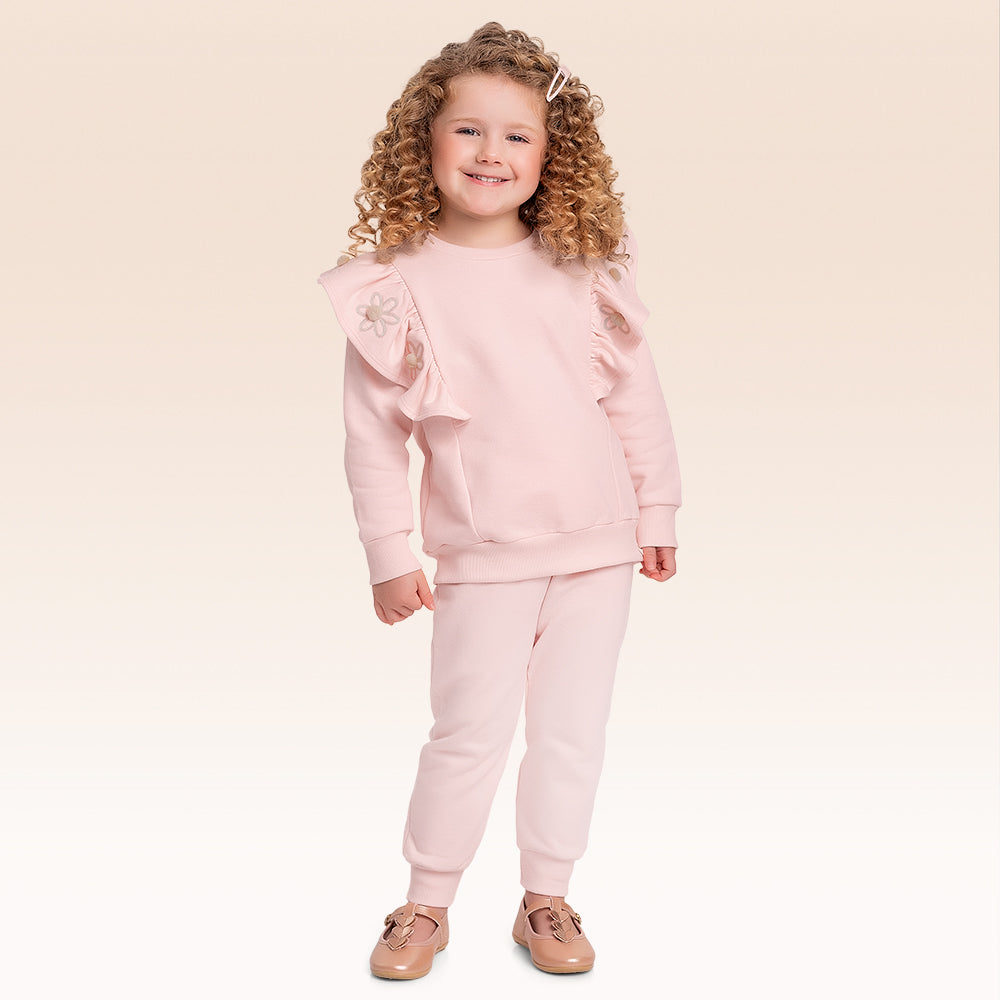 Conjunto Feminino Blusão e Calça em Malha 100% Algodão – Conforto, Qualidade e Estilo Exclusivo