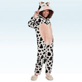 Kigurumi Feminino Infantil Vaquinha – Diversão e Conforto em 100% Poliéster