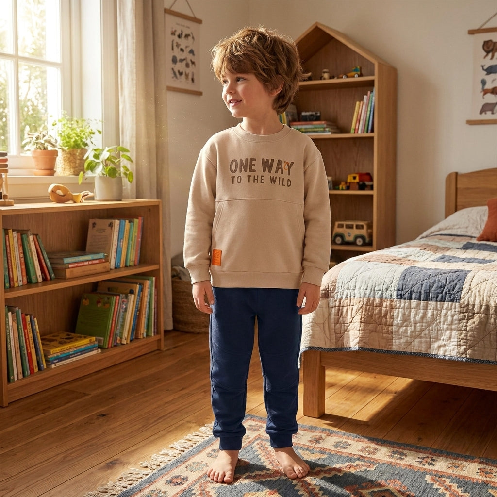 Conjunto Masculino Infantil One Way Blusão e Calça  – Conforto, Qualidade
