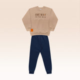 Conjunto Masculino Infantil One Way Blusão e Calça  – Conforto, Qualidade