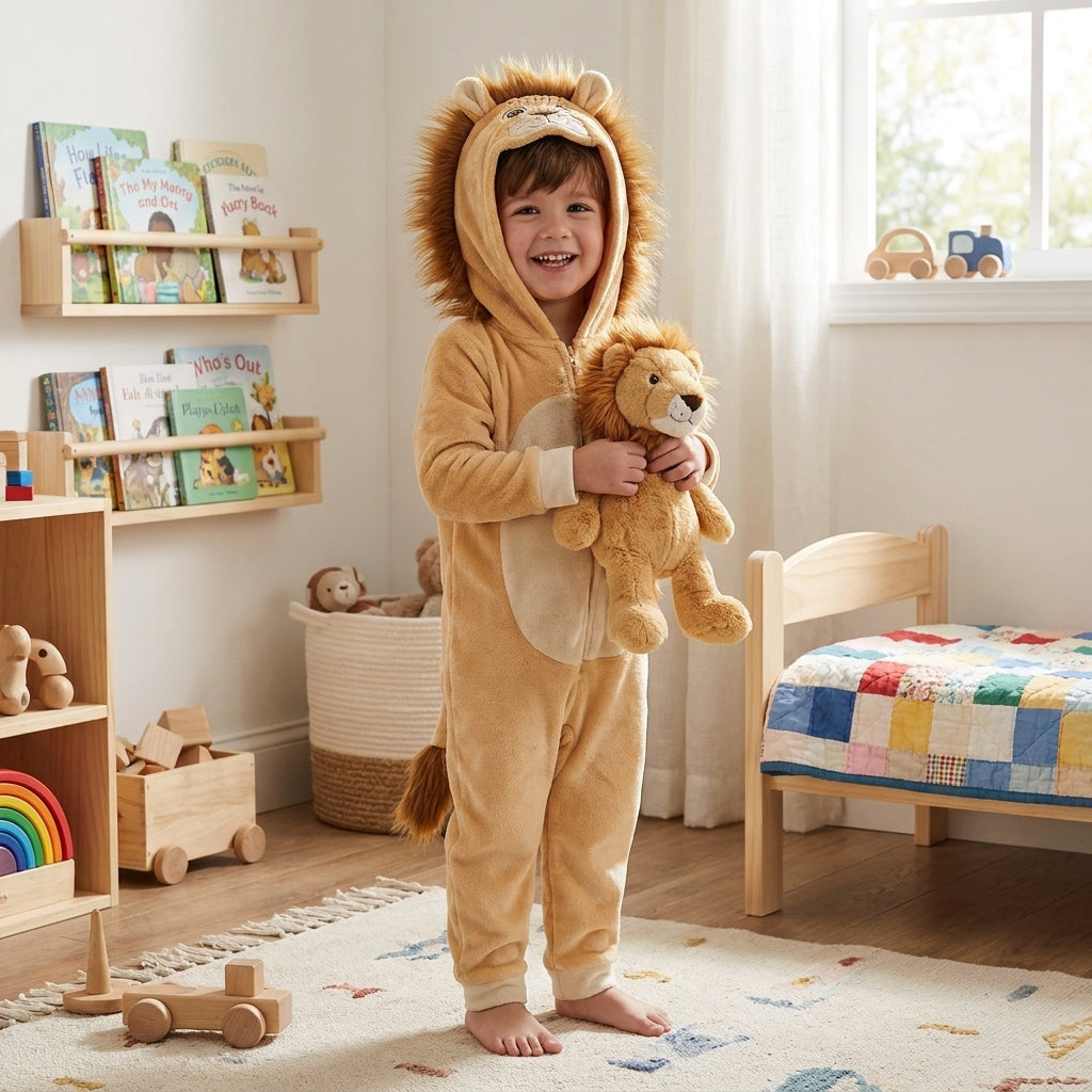 Kigurumi Masculino Leão – Vista a Força Selvagem com Estilo