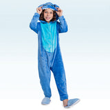 Kigurumi Unissex Infantil Stitch – Diversão e Conforto em 100% Poliéster