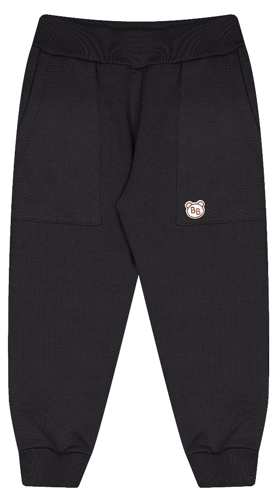 Calça de Moletom com Bolso e Plaquinha – Conforto e Estilo para os Pequenos