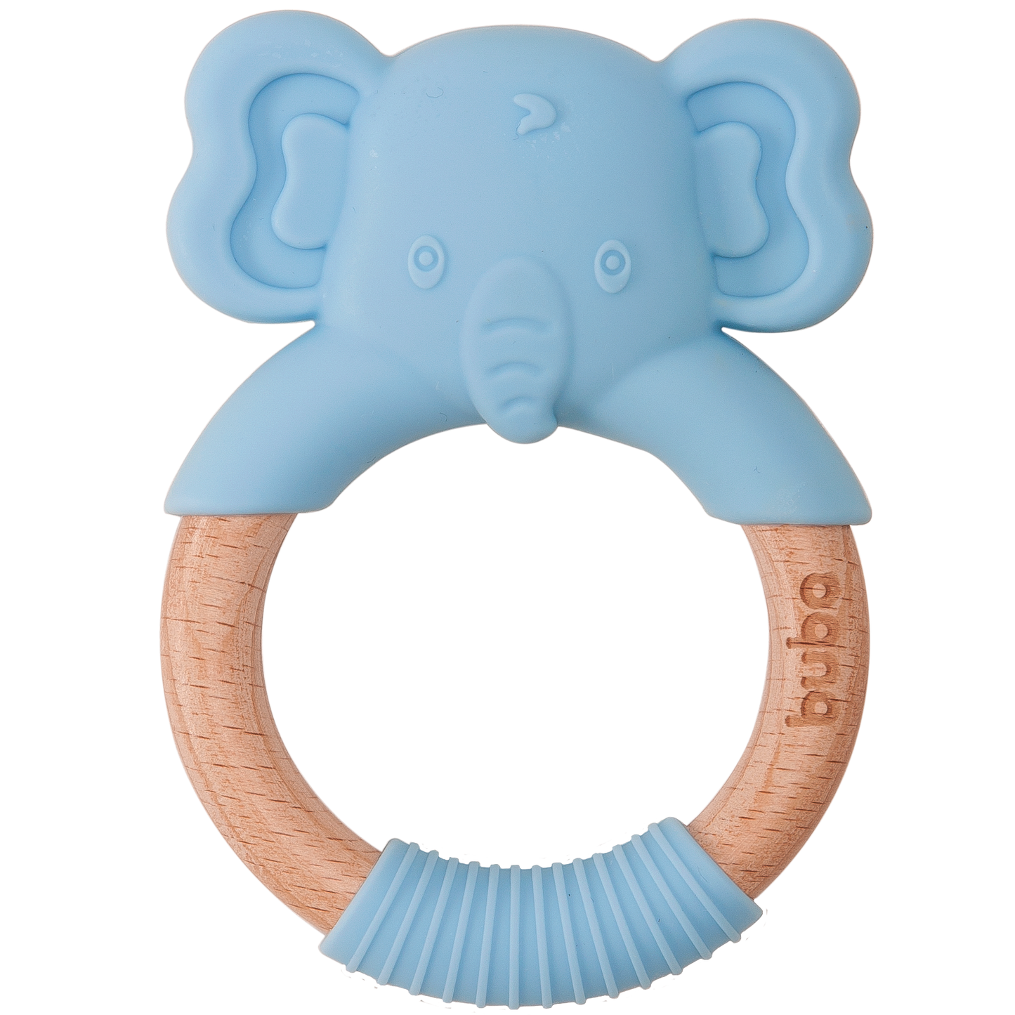 Mordedor Elefante em Silicone Azul