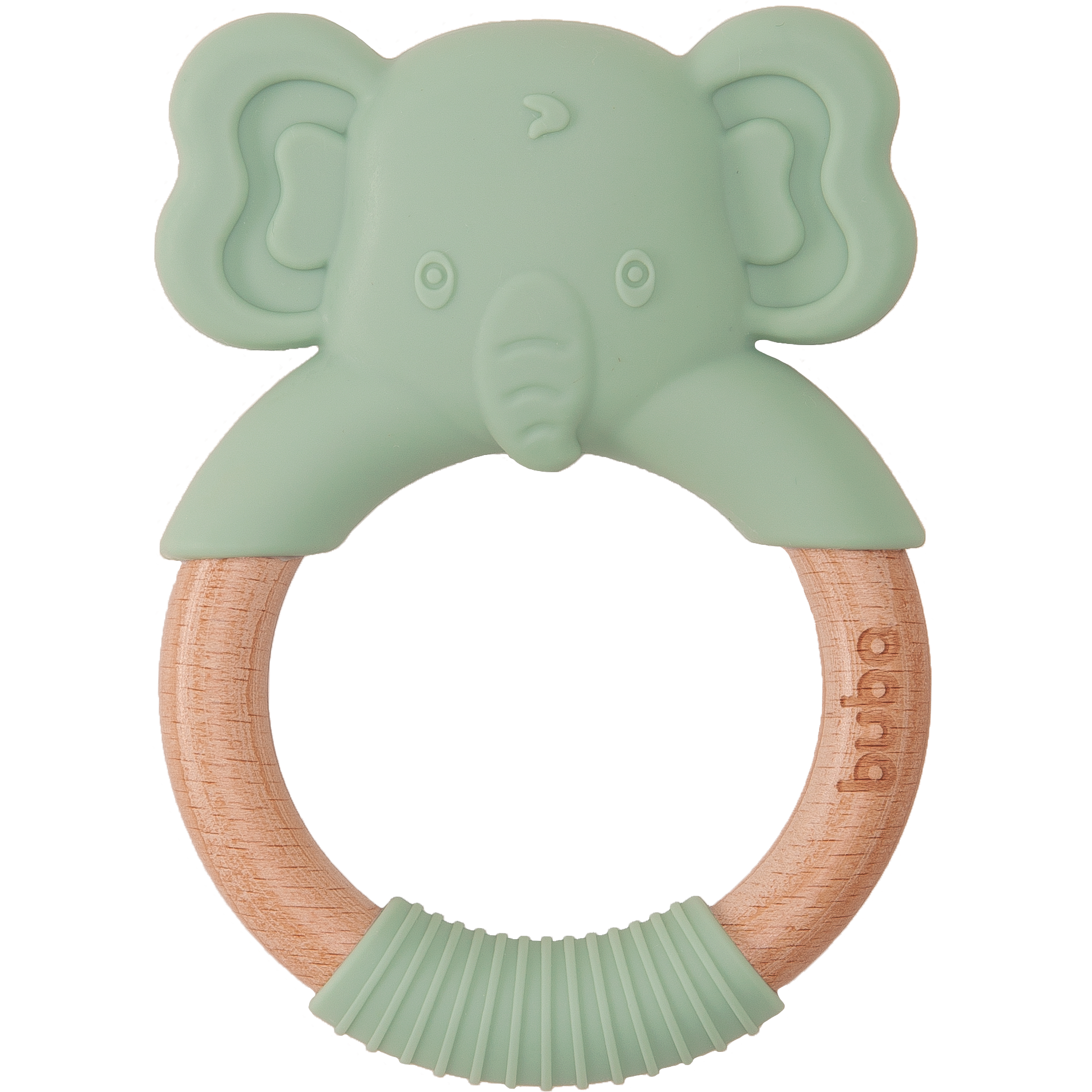 Mordedor Elefante em Silicone Verde