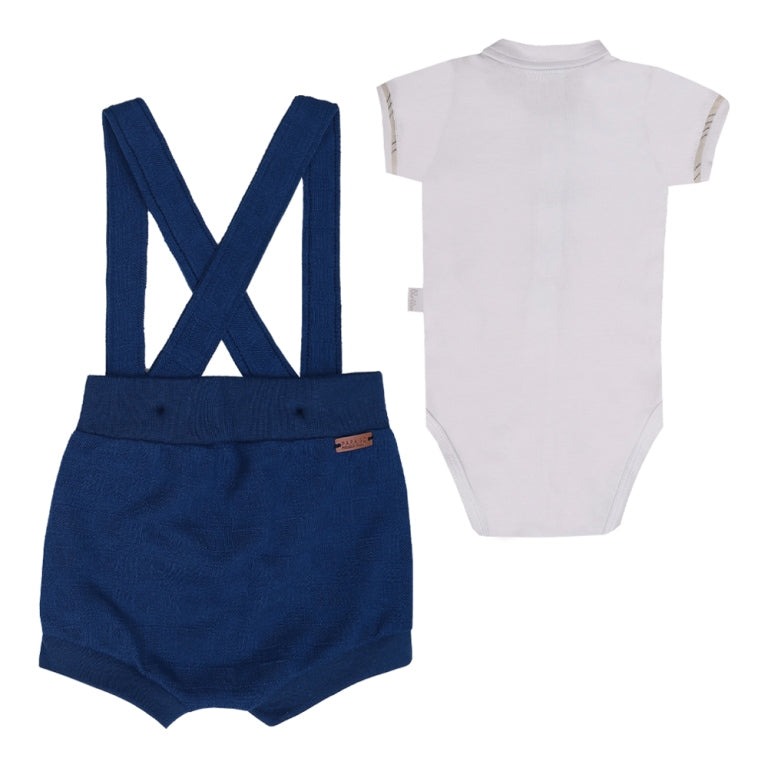 Conjunto Masculino Bebê Gola Polo Paraiso – Estilo Pequeno Cavalheiro
