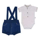 Conjunto Masculino Bebê Gola Polo Paraiso – Estilo Pequeno Cavalheiro
