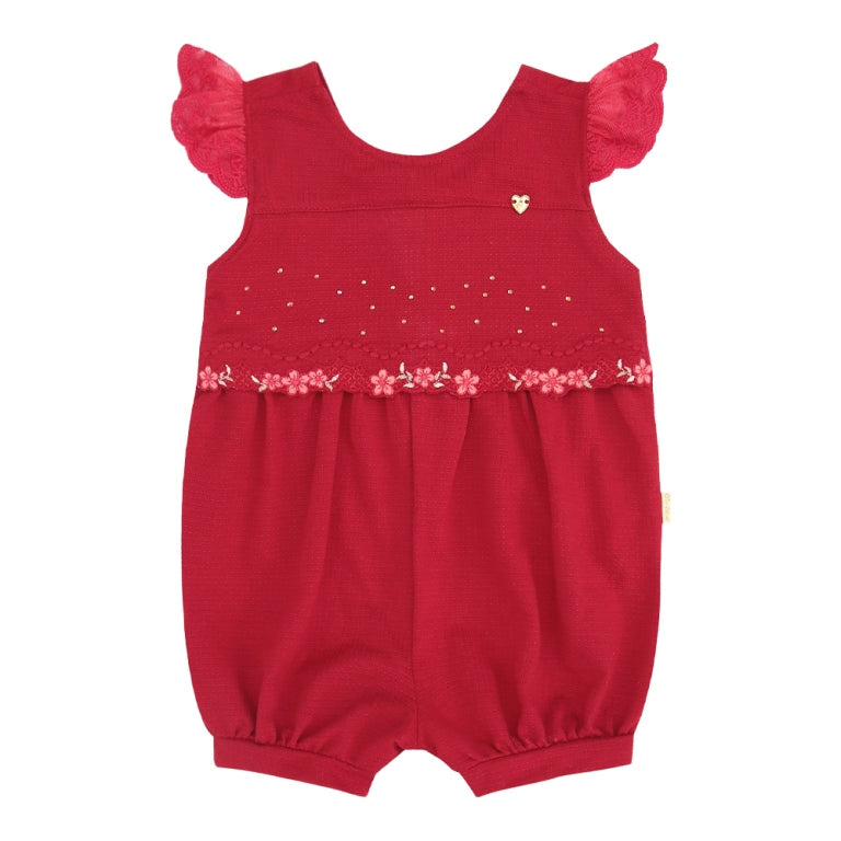 Macacão Feminino Bebê Jardim de Flores & Brilho Paraiso – Encanto e Conforto Exclusivo